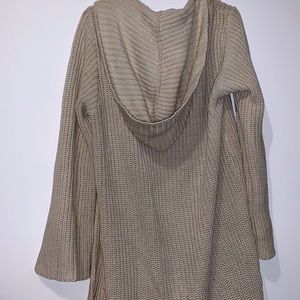 Anthropologie knit cardigan hoodie